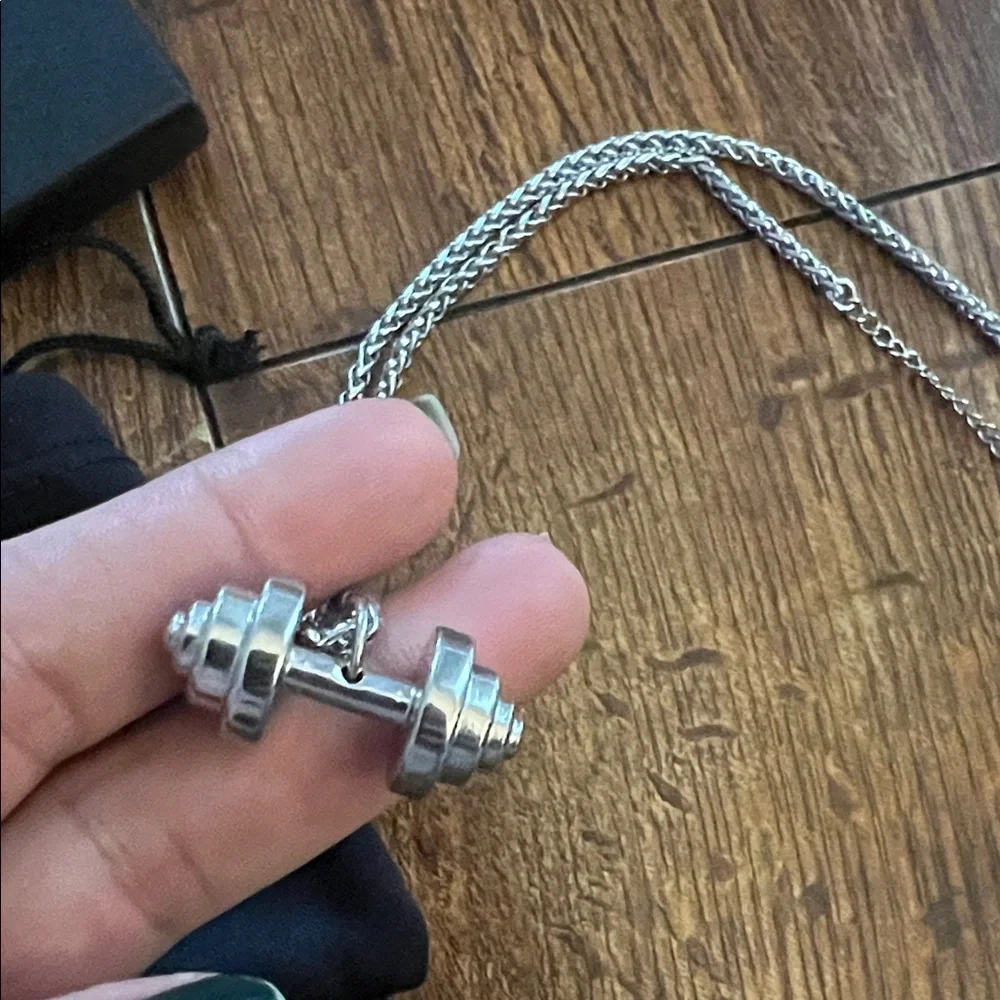 Dumbbell Necklace